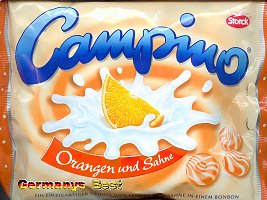 Campino Orange und Sahne