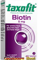 Taxofit Biotin 5mg Tabletten