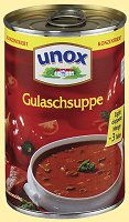 Unox Gulasch-Suppe, konzentriert